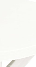 Mesa de bistrô Ø70 cm plástico branco