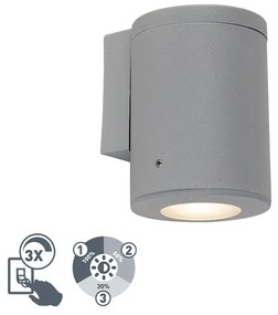 LED Aplique moderno cinzento IP55 GU10 - FRANCA Moderno