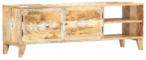 Móvel de TV 120x30x40 cm madeira de mangueira maciça