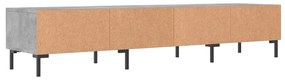 Móvel de TV 150x36x30 cm derivados de madeira cinzento cimento