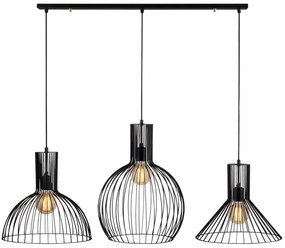 Candeeiro Fellini – Preto – 145 x 38 cm