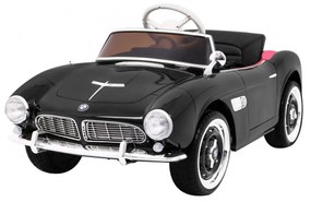 Carro elétrico para Crianças 12V BMW 507 Retro Rodas Eva, Assento de couro Preto