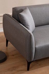 Sofá de Canto Belissimo – Cinzento – 270 x 140 cm