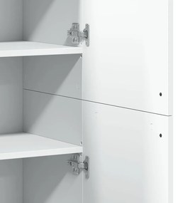 Armário alto 80x35x180 cm derivados de madeira branco