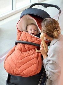 Capa acolchoada, para carrinho de bebé cobre irisado