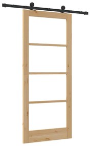 Porta Deslizante vidaXL com Conjunto de Ferragens "ORKDAL" 86x198.5 cm