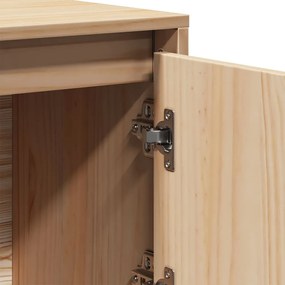 Aparador alto 110,5x35x117 cm pinho maciço