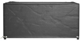 Capas p/ mobília de jardim 2pcs 8 ilhós 180x135x80cm retangular