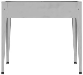 Vasos/floreiras de jardim 2 pcs aço galvanizado