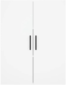 Armário alto 69,5x34x180 cm derivados de madeira branco