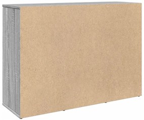 Aparador 90,5x29,5x65 cm derivados de madeira cinzento sonoma