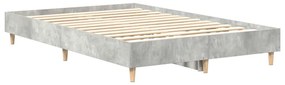 Estrutura de cama sem colchão 120x200 cm cinza cimento