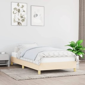 vidaXL Estrutura de cama sem colchão 80x200 cm creme