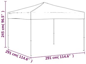 Tenda para festas dobrável 3x3 m creme