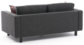 Sofá de 2 Lugares Kale – Antracite – 180x83x91 cm