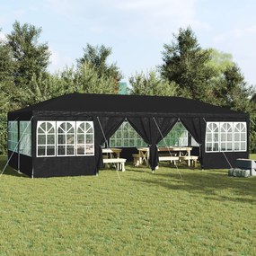 vidaXL Tenda de Festa com 12 Laterais Antracite 8x4 m PE