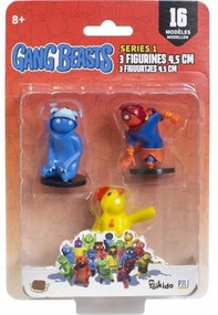 Figuras de Ação Lansay Gang Beasts Lot #2 4,5 cm 3 Peças