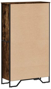 Estante 80x31x137,5 cm derivados de madeira carvalho fumado