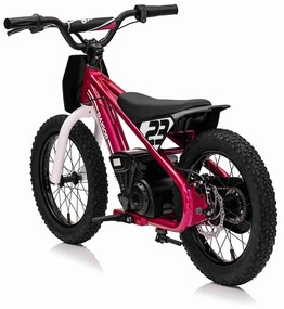 Bicicleta Eletrica Crianças 24V 250W Motor BAIGOR 23 PRO Rosa