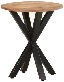 vidaXL Mesa de apoio 48x48x56 cm madeira de acácia maciça