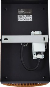 Candeeiro de Parede Japandi Laranja com Preto e Corda IP44 - Jayla