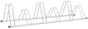 Suporte independente para 6 bicicletas aço galvanizado