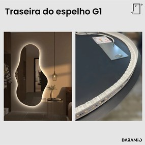 Espelho atípico com LED G1