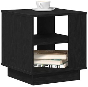 Mesa de Centro vidaXL Carvalho Preto 40x40x43 cm Madeira engenheirada