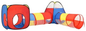 Tenda de brincar infantil com 250 bolas 190x264x90 cm multicor