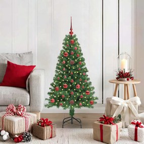 vidaXL Árvore de Natal Artificial Verde 120 cm PVC, Aço e Plástico