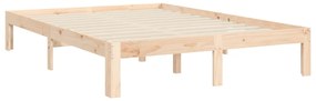Cama sem colchão 120x200 cm madeira de pinho maciça