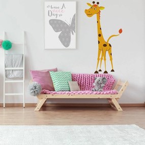 Autocolante de Parede – Giraffe Adorabile – Amarelo e Castanho – 60x11