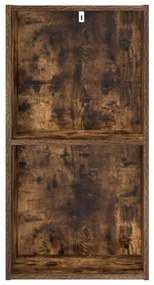 Estante 40x30x77 cm derivados de madeira carvalho fumado