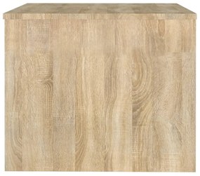 Mesa de centro 80x50x40 cm derivados madeira carvalho sonoma