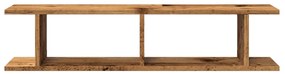 Estantes parede 2 pcs 90x18x20 cm deriv. madeira madeira velha