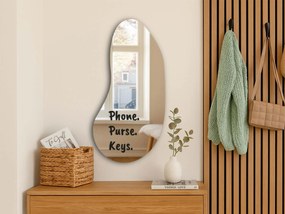 Autocolante para espelho S31 – Phone. Purse. Key.
