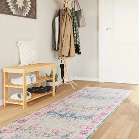 vidaXL Tapete lavável antiderrapante 80x300 cm multicor