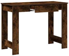 Secretária 100x45x75 cm derivados madeira cor carvalho fumado
