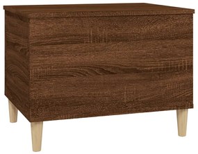 Mesa centro 60x44,5x45 cm derivados madeira carvalho castanho