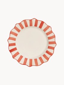 Hand-painted dinner plate Scalloped