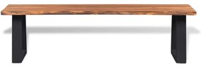 Banco madeira de acácia maciça 145 cm