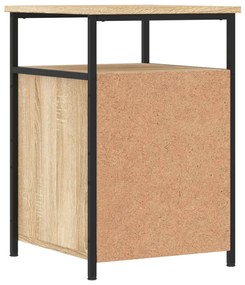 Mesa de cabeceira 40x42x60 cm derivados madeira carvalho sonoma