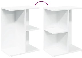 Mesa cabeceira 46,5x29x61cm derivados madeira branco