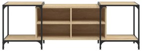 Móvel de TV 153x37x50 cm derivados de madeira carvalho sonoma