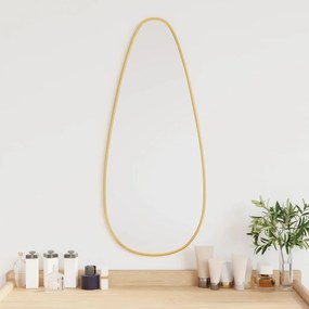 vidaXL Espelho de parede 70x30 cm dourado