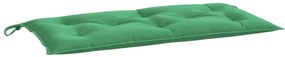 Almofadões banco jardim 2 pcs 100x50x7cm tecido oxford verde