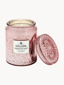 Vela perfumada artesanal Bougie Parfumee (Champanhe & Pétalas de Rosa)