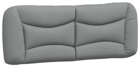 Estrutura de cama com LED sem colchão 140x190 cm tecido