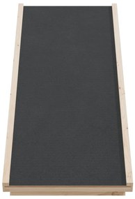 Rampa para cães 100x40 cm madeira de abeto maciça cinzento