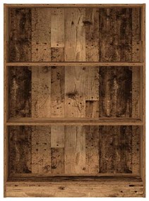 Estante 80x24x109 cm derivados de madeira madeira velha